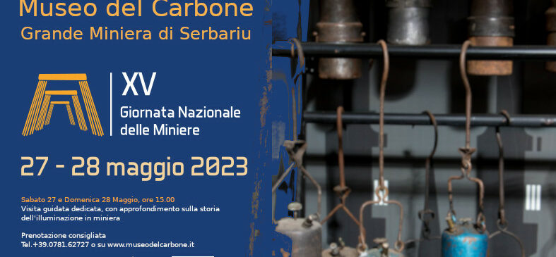 XV Giornata Nazionale delle Miniere - Sabato 27 e Domenica 28 Maggio 2023