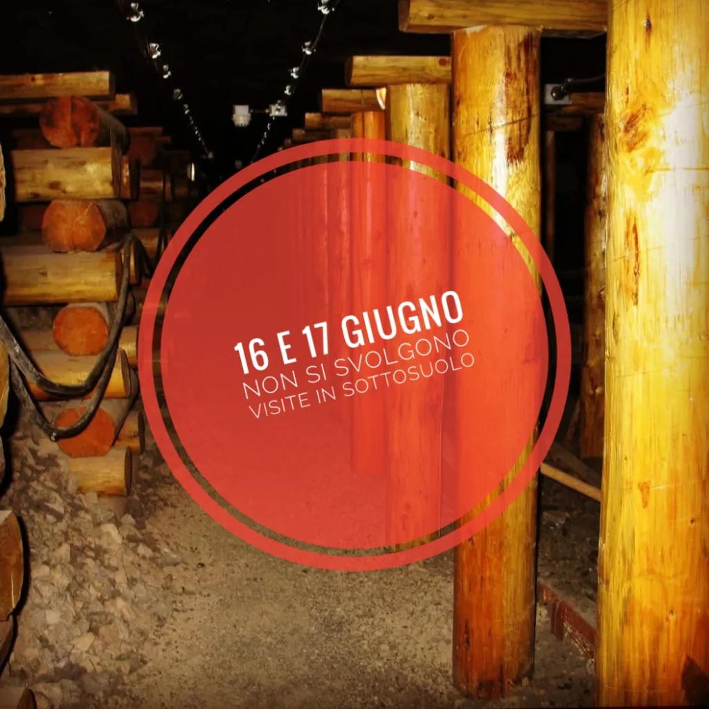 16 e 17 giugno non sarà possibile visitare il percorso in sottosuolo
